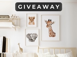 Win a Safari Animals Wall Print Set