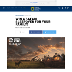 Win a Safari Sleepover  - National Geographic TV