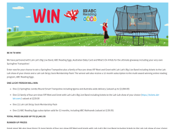 Win a Safety Trampoline & More