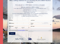 Win a sailing weekend for 2 in Sydney