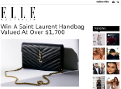 Win a Saint Laurent handbag valued at over $1,700!