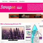 Win a Samsung 32 inch TV