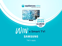 Win a Samsung 75 Inch 4K Smart TV