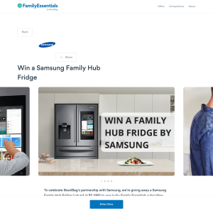 Win a Samsung Family Hub Fridge