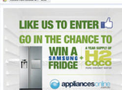 Win a Samsung fridge & a year's supply of 'H2coco' Pure Coconut Water!