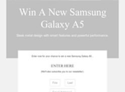 Win a Samsung Galaxy A5!