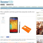 Win a Samsung Galaxy Note 3 & 3 months of 'Amaysim' credit!