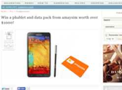 Win a Samsung Galaxy Note 3 & 3 months of 'Amaysim' credit!