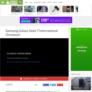 Win a Samsung Galaxy Note 7!