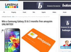 Win a Samsung Galaxy S5 & 3 months free Amaysim UNLIMITED!