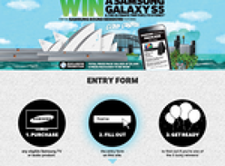 Win a Samsung Galaxy S5 & the ultimate trip for 2 to Sydney!