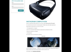 Win a Samsung Gear VR Headset! (NSW Residents ONLY)