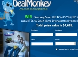 Win a Samsung Smart LED TV 46