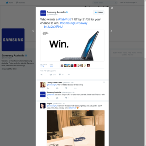 Win a Samsung Tab Pro S!