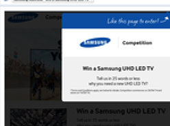 Win a Samsung UHD LED TV!