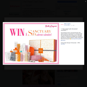 Win a 'Sanctuary Spa' Advent Calendar!