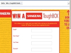 Win a 'Sangean ToughBOX' Radio