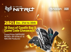 Win a Sapphire Nitro+ AMD Radeon RX 6700XT & Nacon Prize Pack or 1 of 9 Goodie Bags and Mystery Game