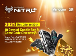 Win a Sapphire Nitro+ AMD Radeon RX 6700XT & Nacon Prize Pack or 1 of 9 Goodie Bags and Mystery Game