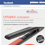 Win a scarlett GHD hair straightener!