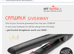 Win a scarlett GHD hair straightener!
