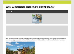 Win a school holiday prize pack