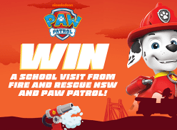 Win a School Visit from Fire and Rescue NSW and PAW Patrol