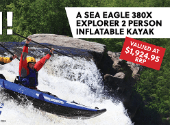 Win a Sea Eagle 380x Explorer 2 Person Inflatable Kayak