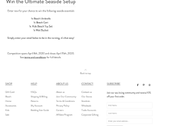 Win a Seaside Essentials Prize Pack