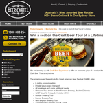 Win a seat on the Craft Beer Tour of a Lifetime!