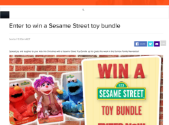 Win a Sesame Street toy bundle