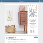 Win a set of 3 Belly Baskets valued at $87!