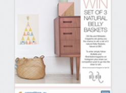 Win a set of 3 Belly Baskets valued at $87!