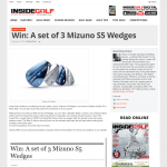Win A set of 3 Mizuno S5 Wedges 
