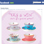 Win a Set of 4 Teacups & Saucers - Royal Albert Austalia