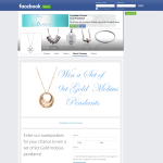 Win a set of 9ct gold mobius pendants! - Coolabah Charms