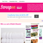 Win a set of Bath Sheets! - Take5