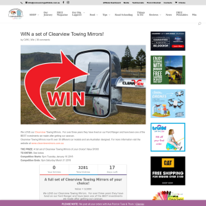 Win a set of Clearview Towing Mirrors