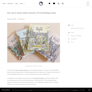 Win a set of James Gulliver Hancock's 'All the Buildings' books! - Jacky Winter
