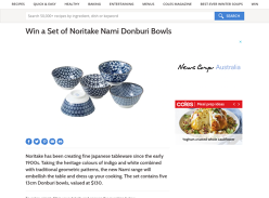 Win a Set of Noritake Bowls