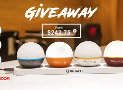 Win a Set of Olight MC Lights and Omino White Charging Dock Bundle