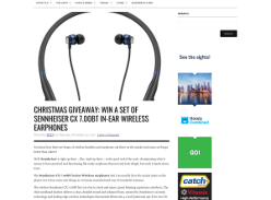 Win a set of Sennheiser CX 7.00BT In-Ear Wireless earphones