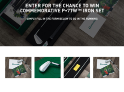 Win a Set of Tiger Woods Commemorative P7TW Irons