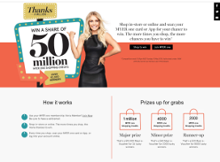 Win a share in 50 million MYER one Shopping Credits