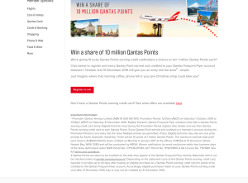 Win a share of 10 million Qantas points!