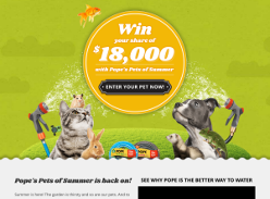 Win a share of $18,000