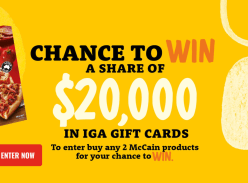 Win a Share of $20,000 in IGA Gift Cards