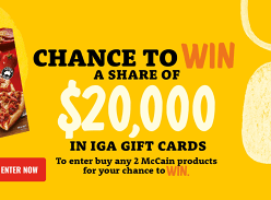 Win a Share of $20,000 in IGA Gift Cards