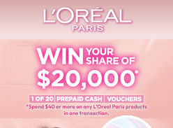 Win a Share of $20,000 with L'Oreal