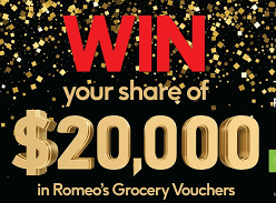 Win a Share of $20,000 Worth of Vouchers